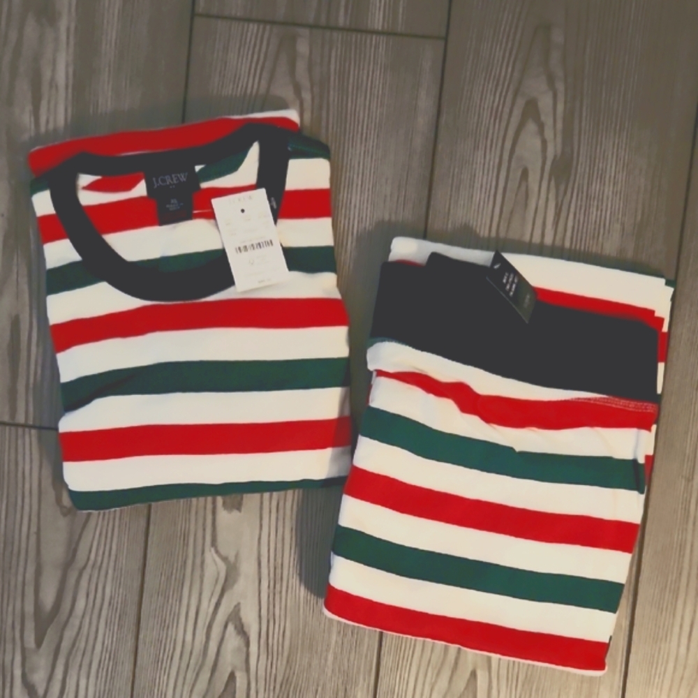 J Crew Holiday Pajama Set NWT